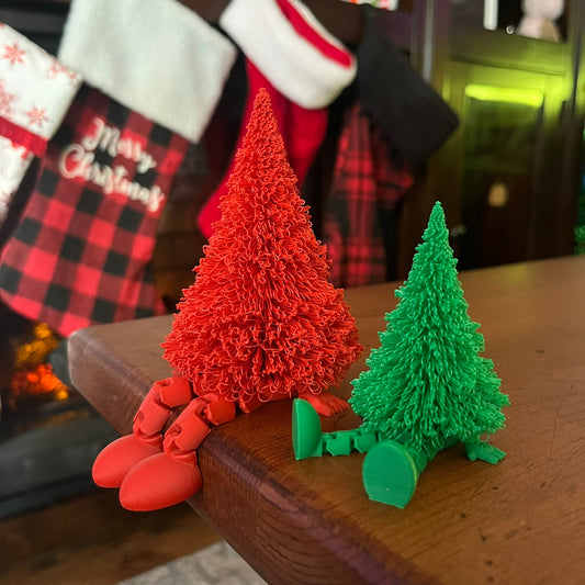 Textured Christmas Tree Figure