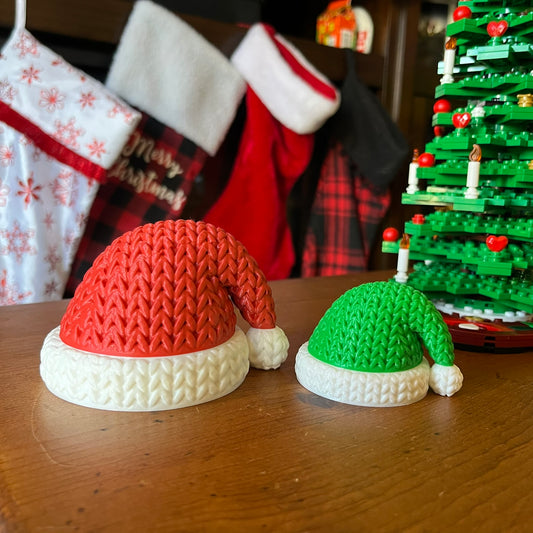 Knitted Christmas Santa Hat