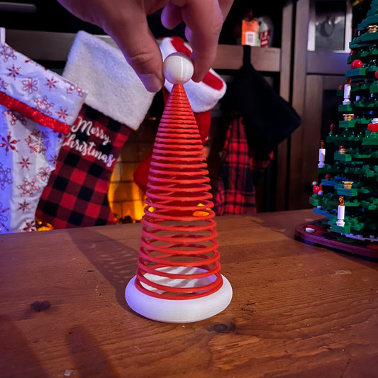 Slinky Santa Hat