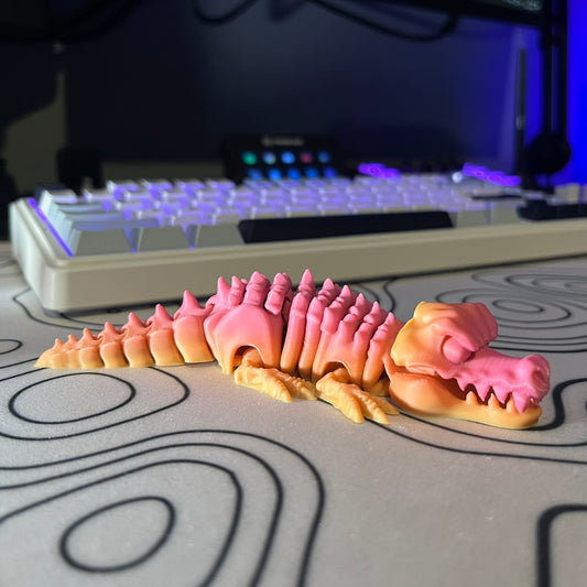 Alligator Skeleton Articulating Toy