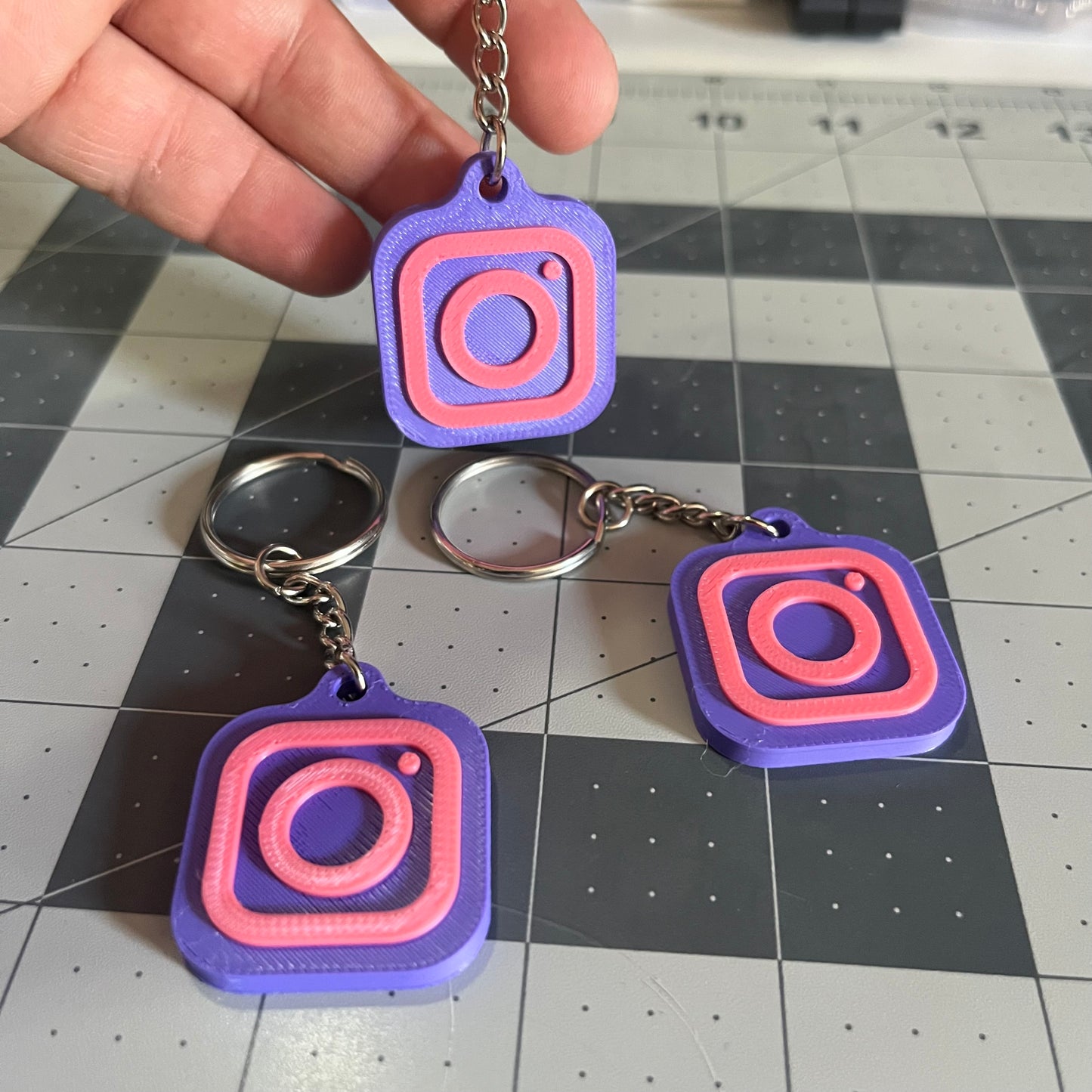 Instagram NFC Keychains