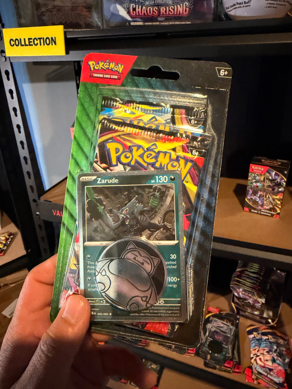 Pitch Black and Chaos Rising Blisters - Reshiram, Tyrantrum, and Zarude
