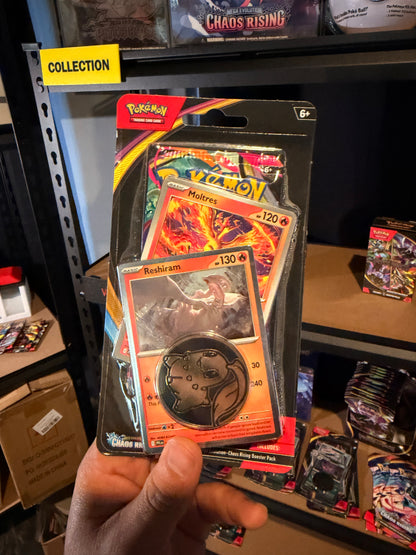 Pitch Black and Chaos Rising Blisters - Reshiram, Tyrantrum, and Zarude