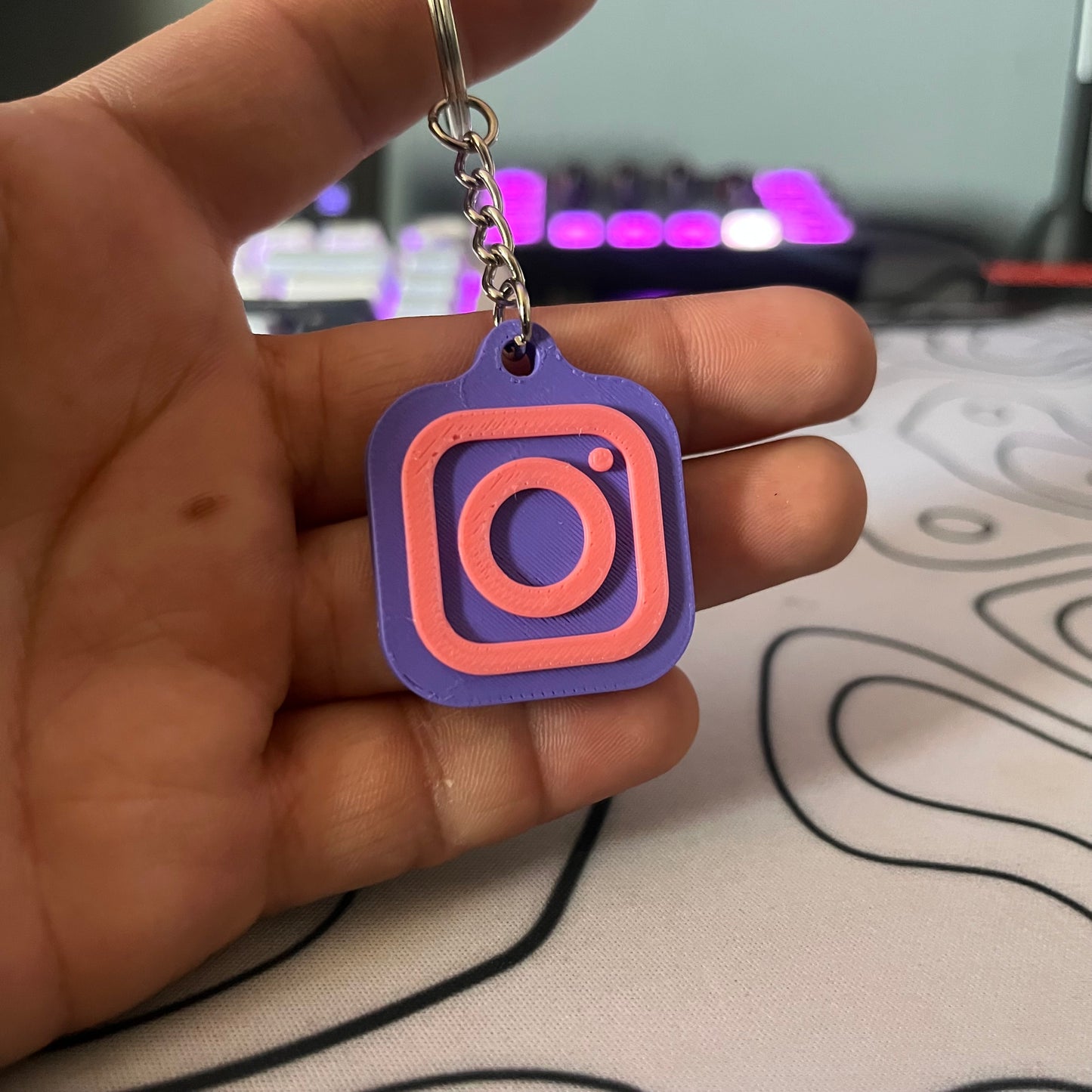 Instagram NFC Keychains