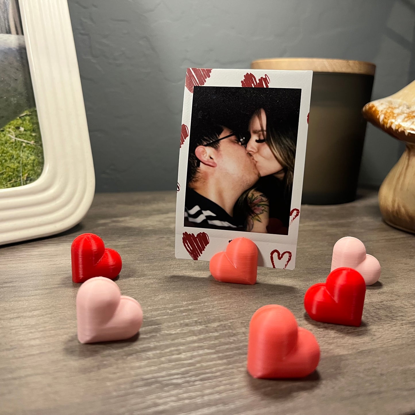 Valentines Heart Picture Stand