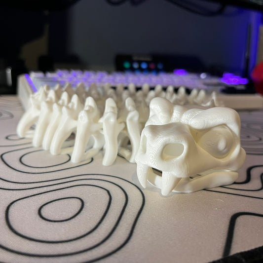 Skeleton Snake Articulating Toy