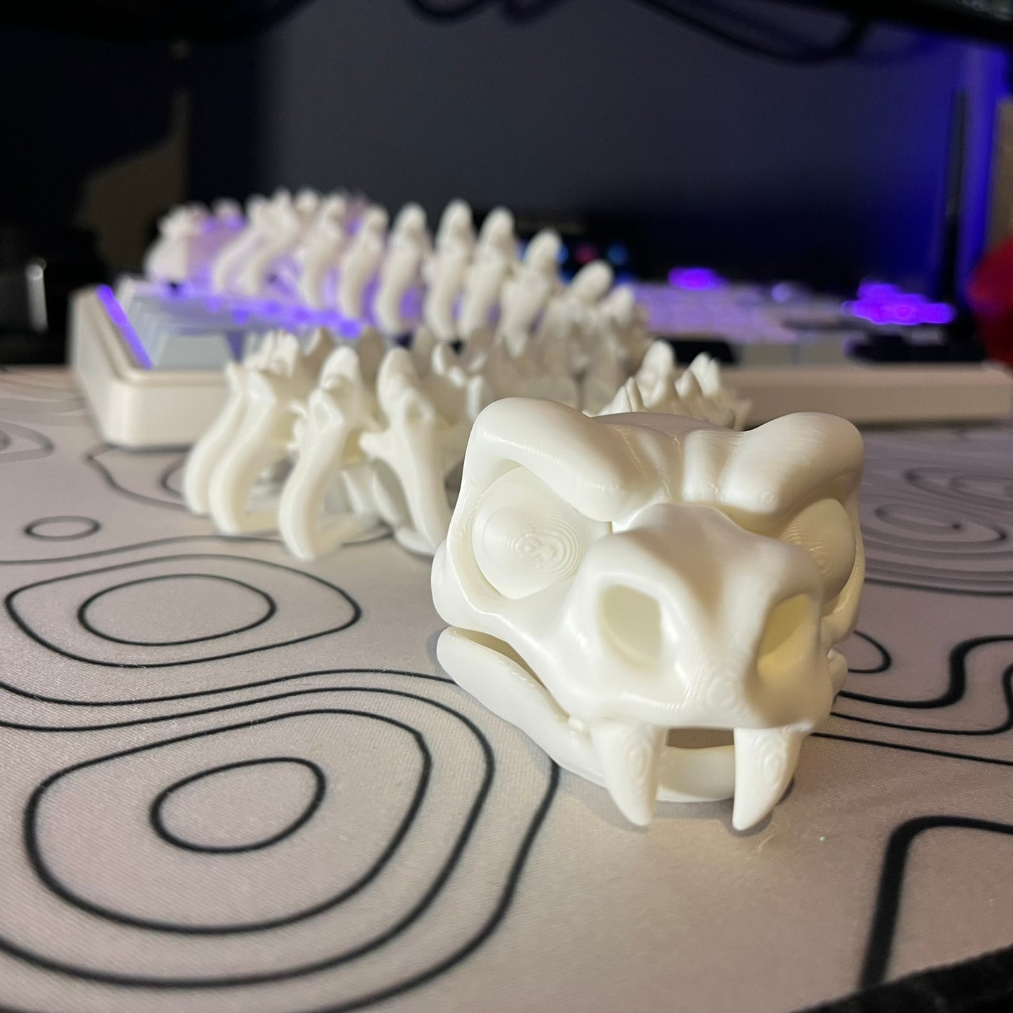 Skeleton Snake Articulating Toy