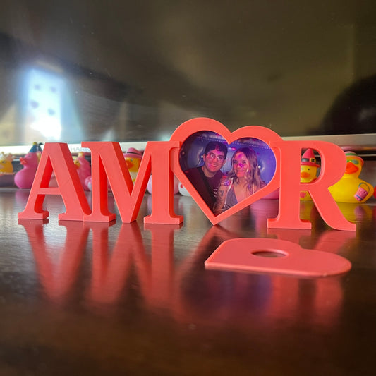 Valentines Amor Heart Picture Stand