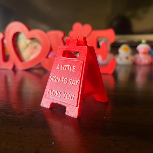 Valentines Little Sign