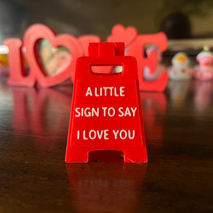 Valentines Little Sign
