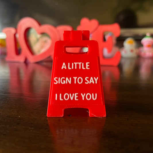 Valentines Little Sign