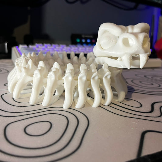 Skeleton Snake Articulating Toy