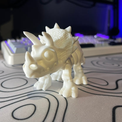 Triceratops Skeleton Articulating Toy