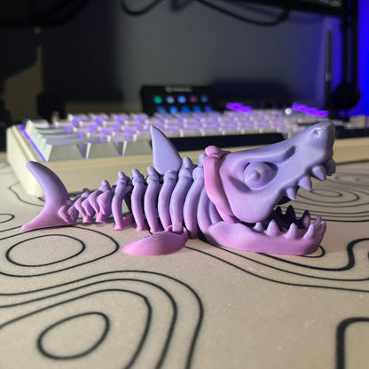Megalodon Skeleton Articulating Toy