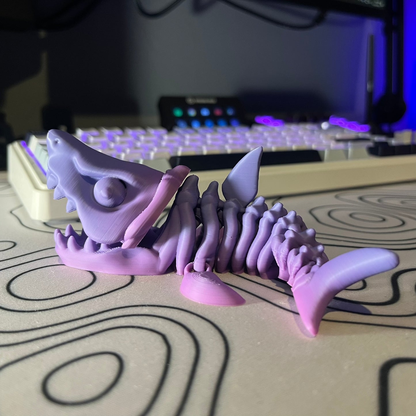 Megalodon Skeleton Articulating Toy