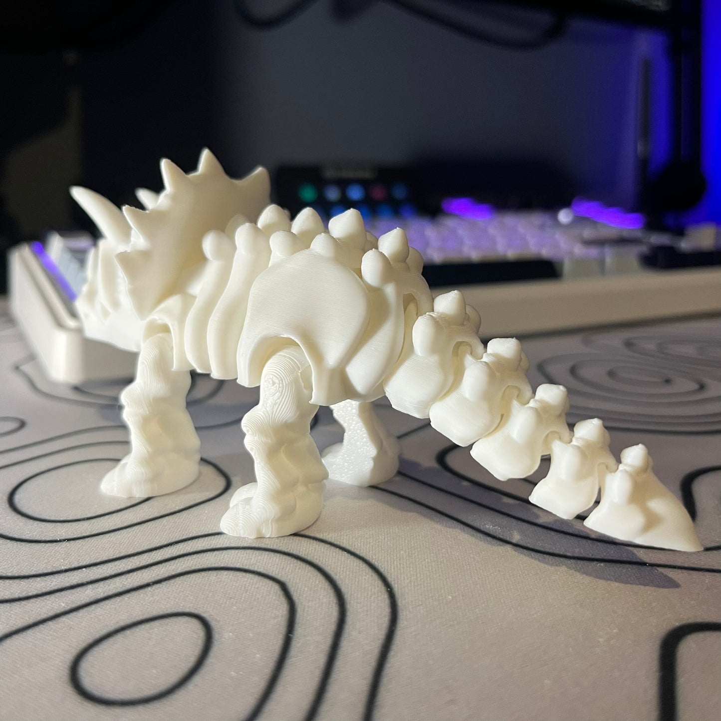 Triceratops Skeleton Articulating Toy
