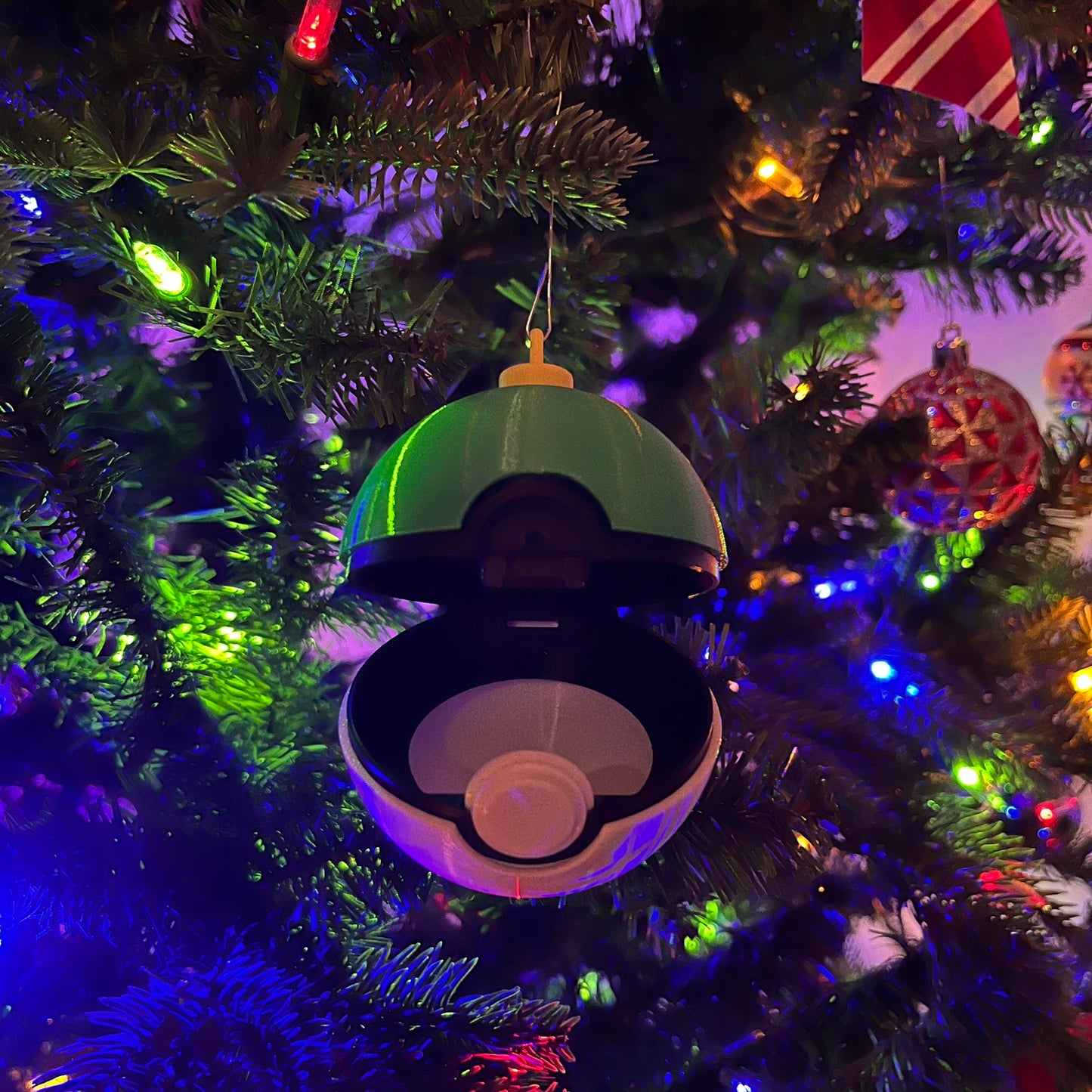 Poké Ball Christmas Ornaments