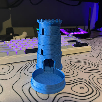 Collapsible Castle Dice Tower