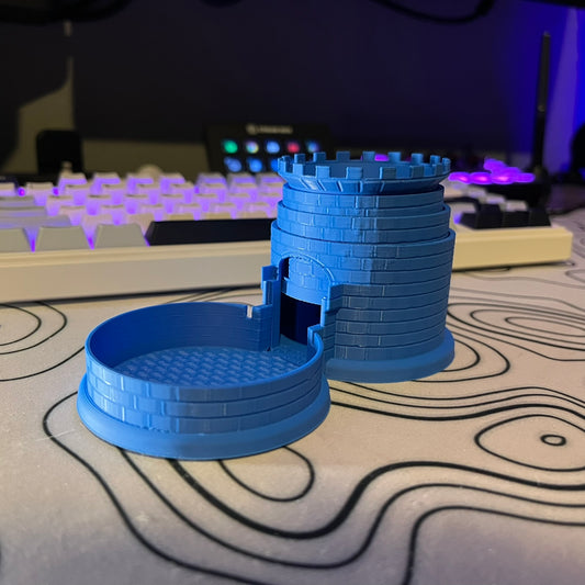 Collapsible Castle Dice Tower