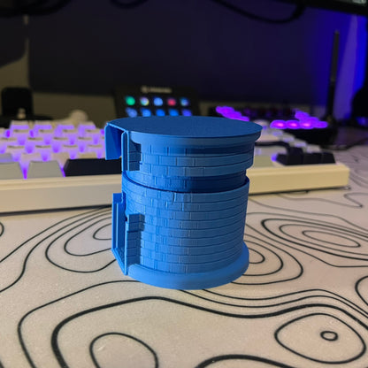Collapsible Castle Dice Tower